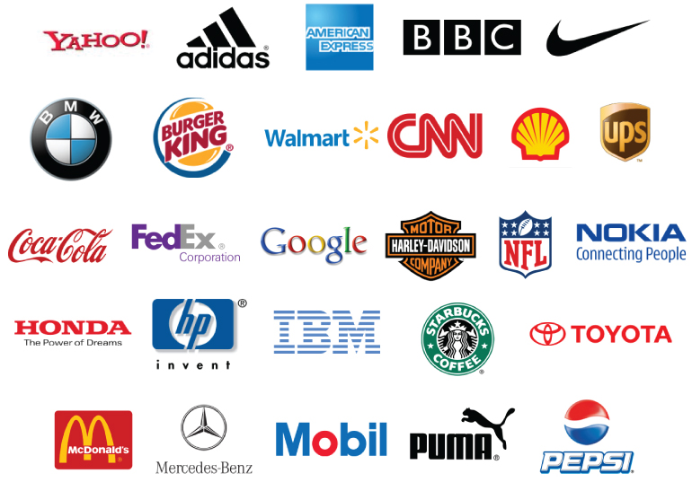 most famous logos with names
